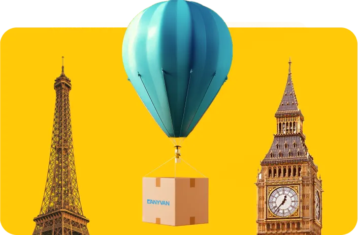 European removal services in London. Anyvan offers expertise and years of experience.