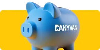 Piggy bank illustrating savings for removal services